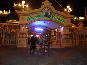 Taken at the entrance of Enchanted Kingdom.